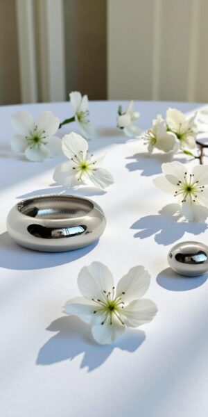 Dupla Prata: Bracelete e Anel