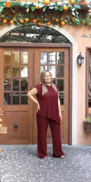 Conjunto Carol Vermelho Cereja